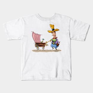 Cowboy Daddy Kids T-Shirt